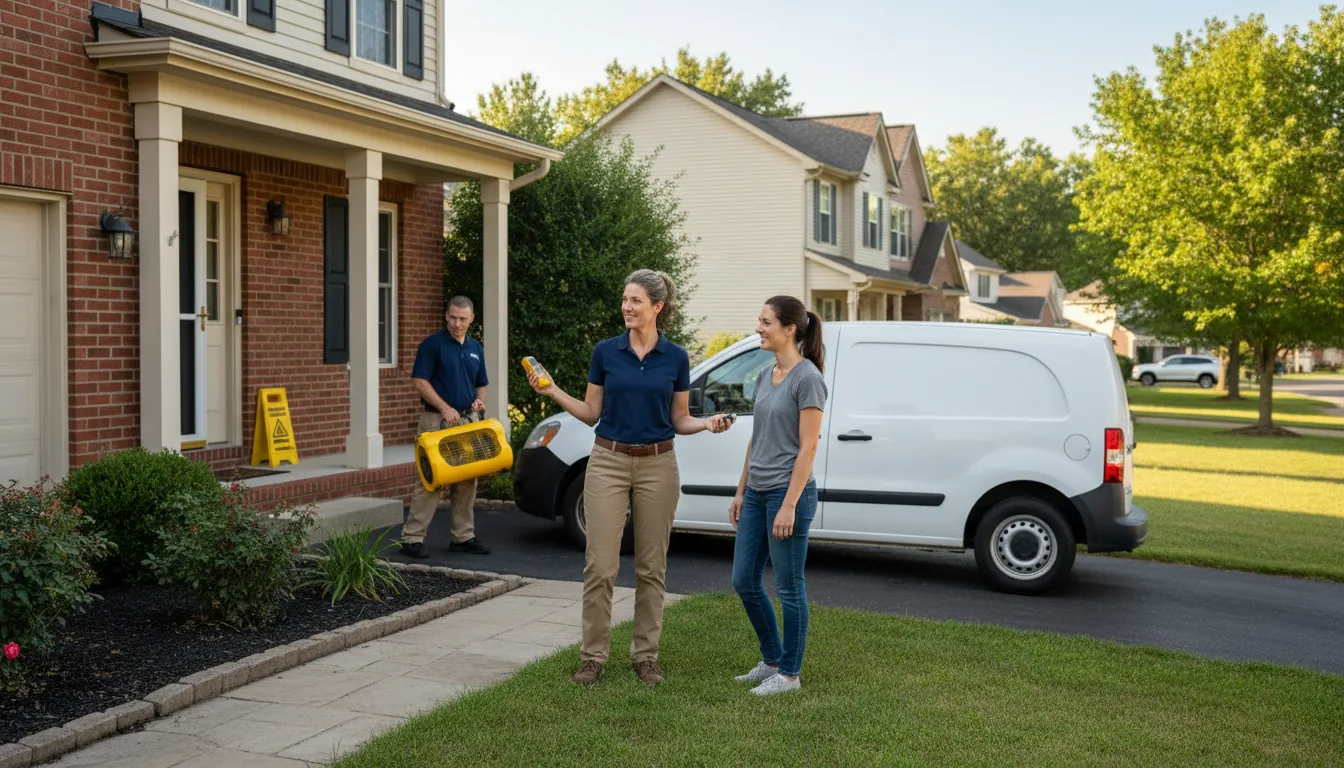 Residential water damage restoration in Estes Park, CO